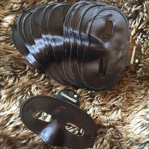 Black party masks